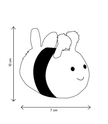 Wild & Soft Garden Friends Peluş Oyuncak // Arı