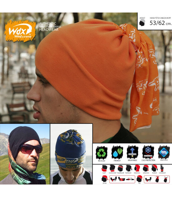 Wind Extreme Polarwind Happy Ski Black Bandana Wdp140