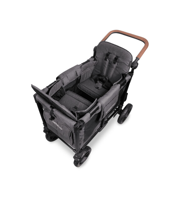 Wonderfold W2 Luxe Pro İkili Bebek Arabası Vagonu - K&ouml;m&uuml;r Grisi