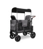 Wonderfold W2 Luxe Pro İkili Bebek Arabası Vagonu - K&ouml;m&uuml;r Grisi