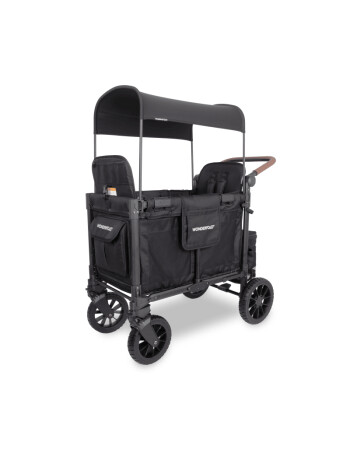 Wonderfold W2 Luxe Pro İkili Bebek Arabası Vagonu - Siyah