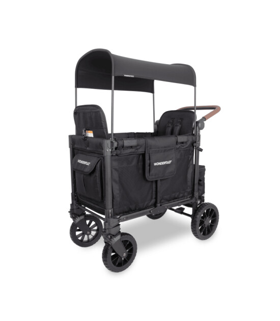 Wonderfold W2 Luxe Pro İkili Bebek Arabası Vagonu - Siyah