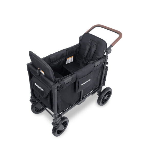 Wonderfold W2 Luxe Pro İkili Bebek Arabası Vagonu - Siyah