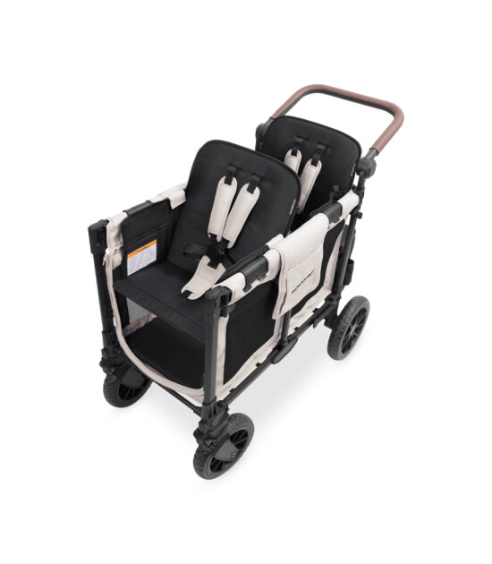Wonderfold W2 Luxe Pro İkili Bebek Arabası Vagonu - Kum Beji