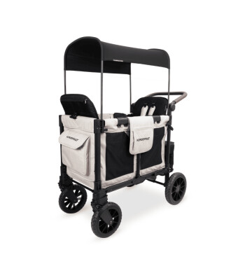 Wonderfold W2 Luxe Pro İkili Bebek Arabası Vagonu // Kum Beji