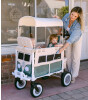 Wonderfold VW2 Volkswagen İkili Bebek Arabası Vagonu - Haki Yeşil