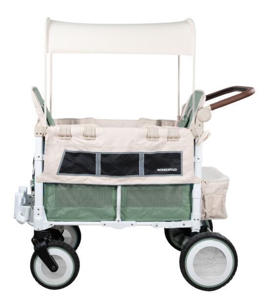 Wonderfold VW2 Volkswagen İkili Bebek Arabası Vagonu - Haki Yeşil