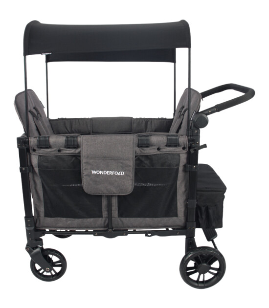 Wonderfold W2 Elite İkili Bebek Arabası Vagonu - Kömür Grisi