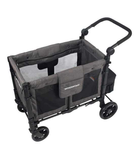 Wonderfold W2 Elite İkili Bebek Arabası Vagonu - Kömür Grisi