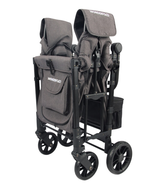 Wonderfold W2 Elite İkili Bebek Arabası Vagonu - Kömür Grisi