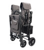 Wonderfold W2 Elite İkili Bebek Arabası Vagonu - Kömür Grisi