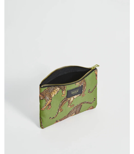 Wouf Olive Leopard - El Çantası