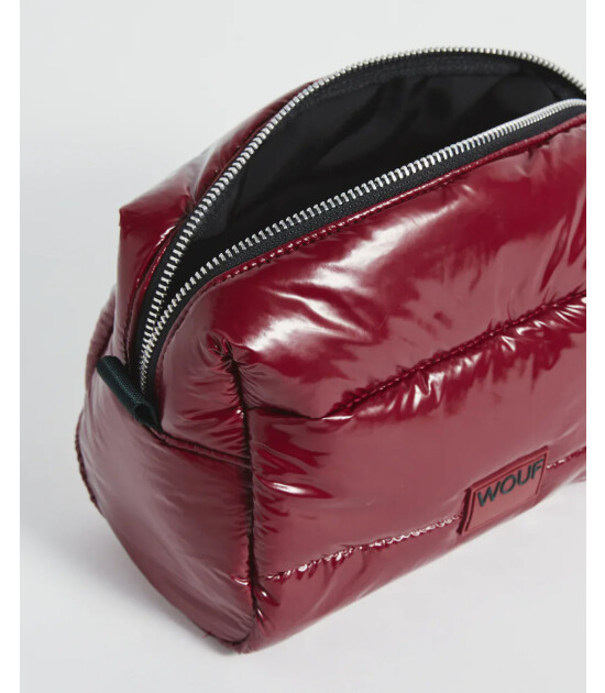 Wouf Burgundy Glossy - Makyaj Çantası