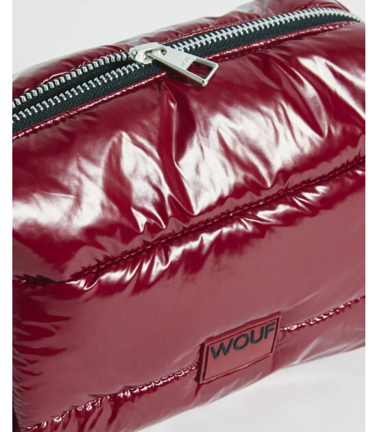 Wouf Burgundy Glossy - Makyaj Çantası