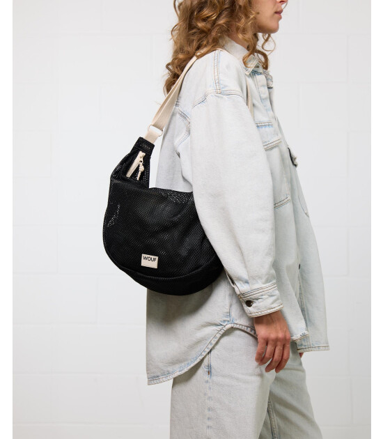 Wouf Crossbody Bag Askılı Omuz Çantası (Large) // Onyx