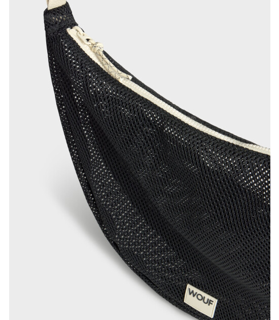 Wouf Crossbody Bag Askılı Omuz Çantası (Large) // Onyx