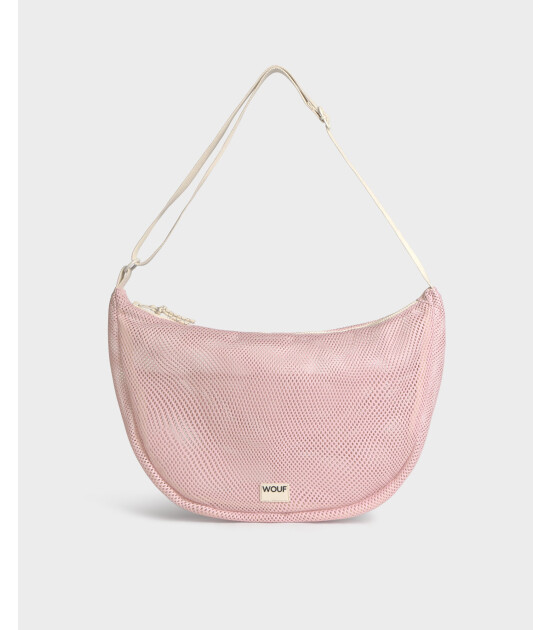 Wouf Crossbody Bag Askılı Omuz Çantası (Large) // Blush