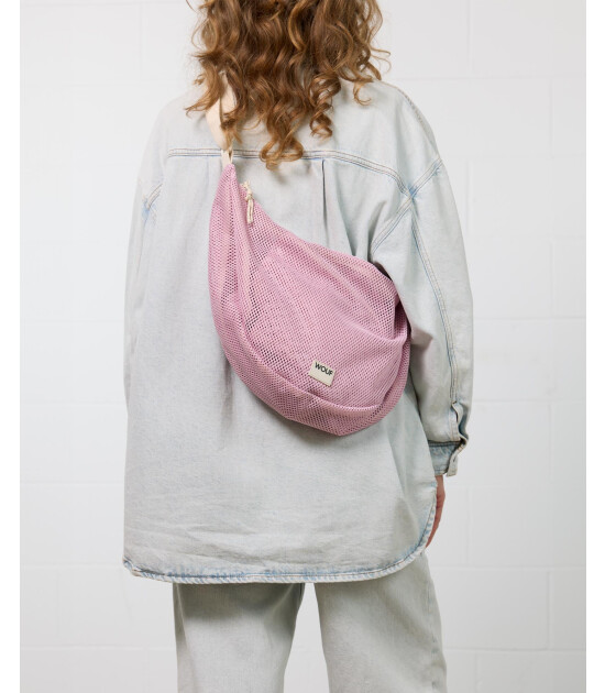 Wouf Crossbody Bag Askılı Omuz Çantası (Large) // Blush
