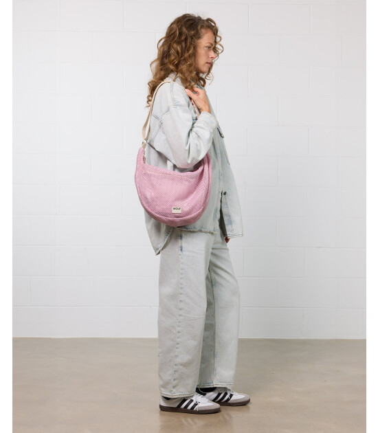Wouf Crossbody Bag Askılı Omuz Çantası (Large) // Blush