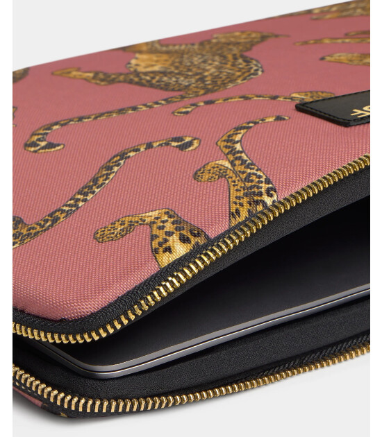 Wouf Laptop Sleeve Kılıf (15-16 inch) // Blush Leopard