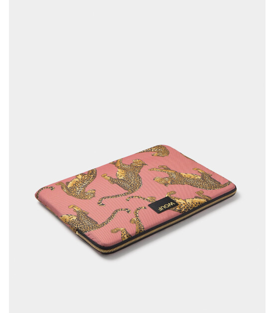 Wouf Laptop Sleeve Kılıf (15-16 inch) // Blush Leopard