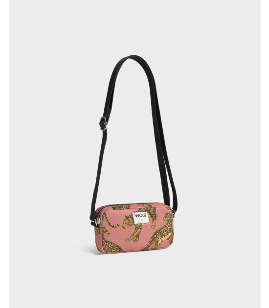 Wouf Mini Çanta // Blush Leopard