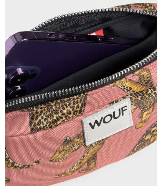 Wouf Mini Çanta // Blush Leopard