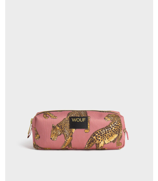 Wouf Pencil Case Kalem Kutu // Blush Leopard
