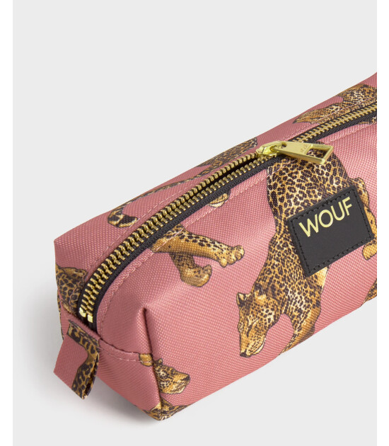 Wouf Pencil Case Kalem Kutu // Blush Leopard
