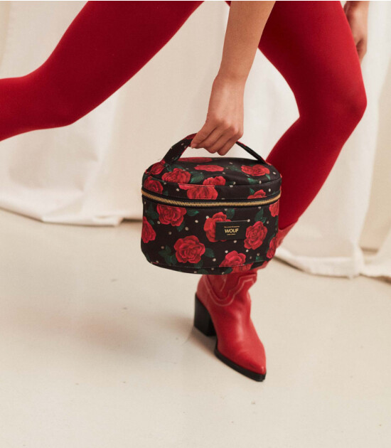 Wouf Vanity Bag Makyaj Çantası // Smiley Pink