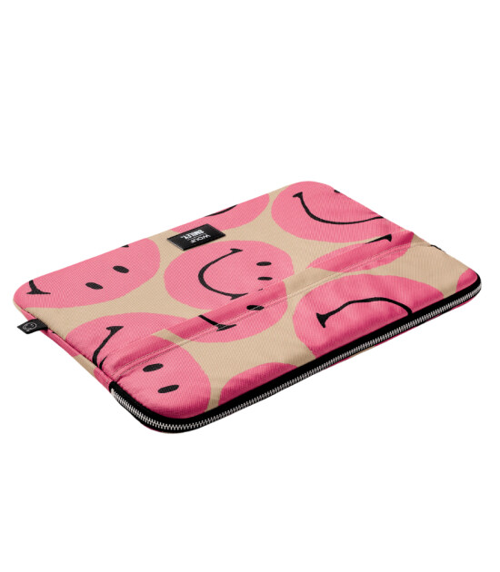 Wouf Laptop Sleeve Kılıf (13-14 inch) // Smiley Pink