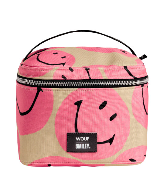Wouf Vanity Bag Makyaj Çantası // Smiley Pink
