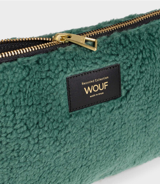 Wouf Pouch Bag Portf&ouml;y &Ccedil;anta // Moss