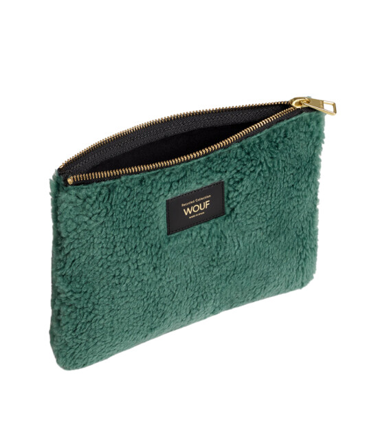 Wouf Pouch Bag Portf&ouml;y &Ccedil;anta // Moss