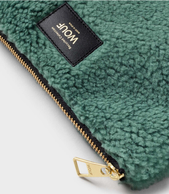Wouf Pouch Bag Portf&ouml;y &Ccedil;anta // Moss