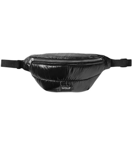 Wouf Waist Bag Bel &Ccedil;antası - Black Glossy