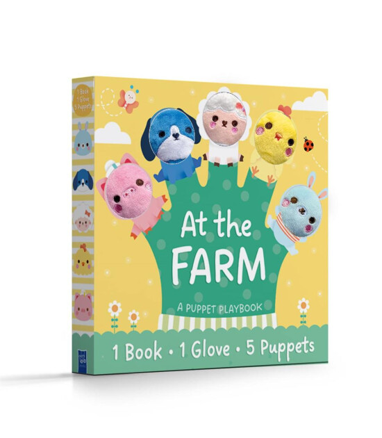 Yoyo Books 1 Book 1 Glove 5 Puppets: At the Farm