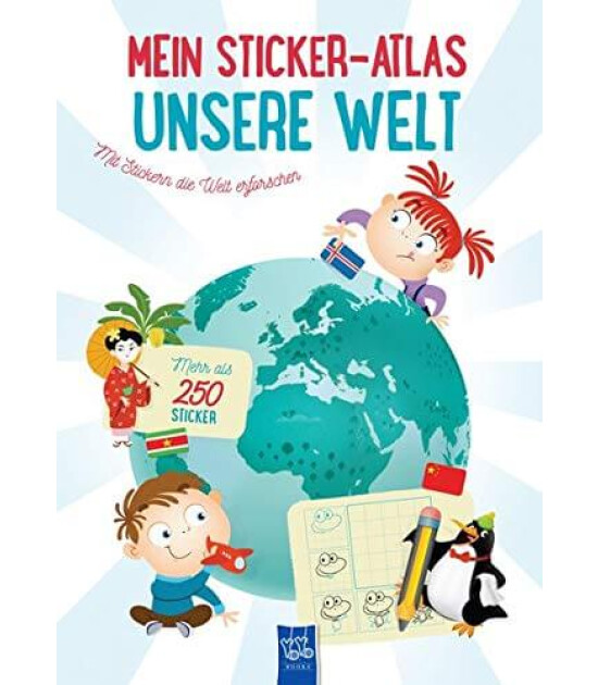 Yoyo Books Mein Sticker Atlas - Unsere Welt