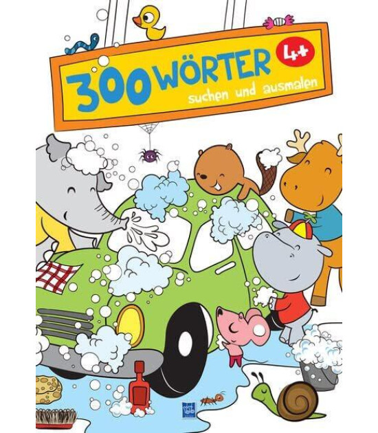 Yoyo Books 300 Wörter suchen und ausmalen - Autowaschen