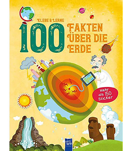 Yoyo Books Klebe & Lerne - 100 Fakten über die Erde