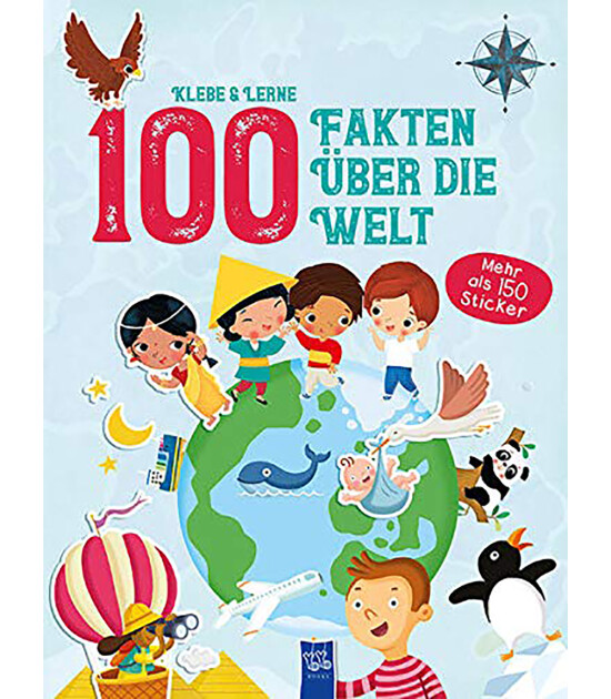Yoyo Books Klebe & Lerne - 100 Fakten über die Welt