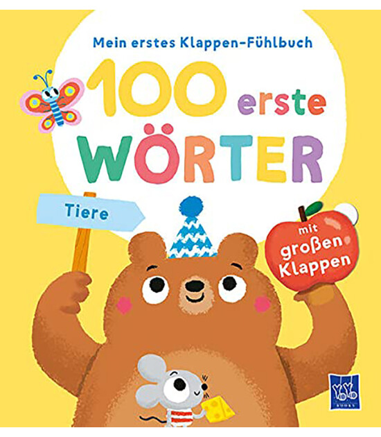 Yoyo Books Mein erstes Klappen-Fühlbuch - 100 erste Wörter - Tiere