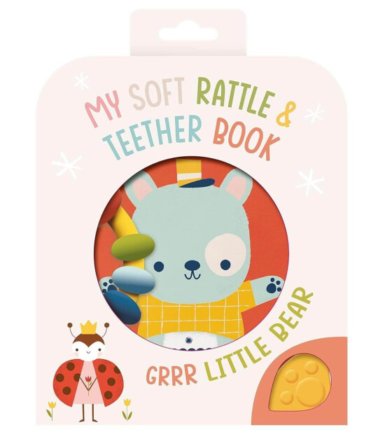 Yoyo Books My Soft Rattle and Teether: Grrr Little Bear