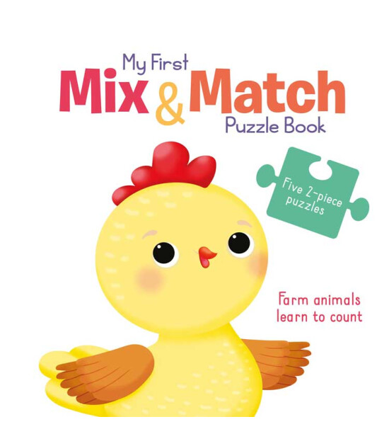 Yoyo My First Mix & Match Puzzle Book: Farm Animals Learn to Count