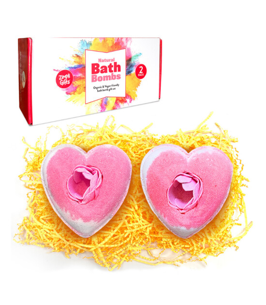Zimpli Kids Heart Bath Bombs Gift Set (2 Adet)