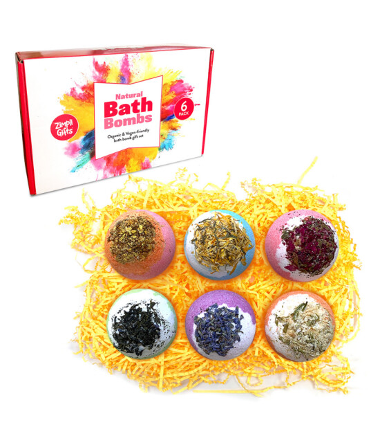 Zimpli Kids Round Bath Bombs Gift Set (6 Adet)