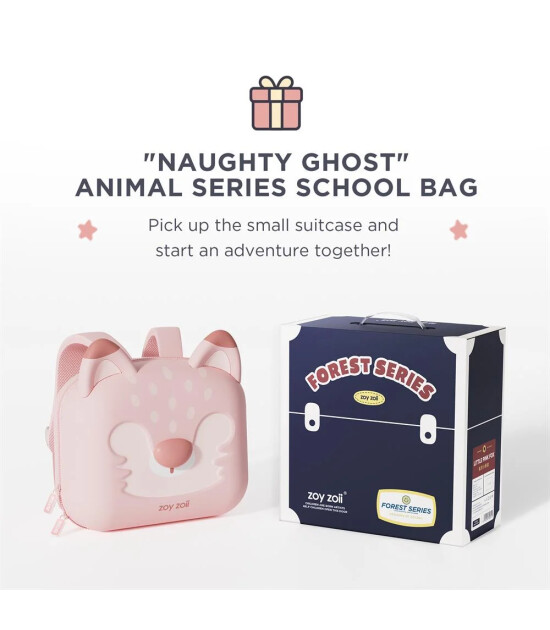 Zoyzoii Animal Serisi Sırt &Ccedil;antası / Pink Fox