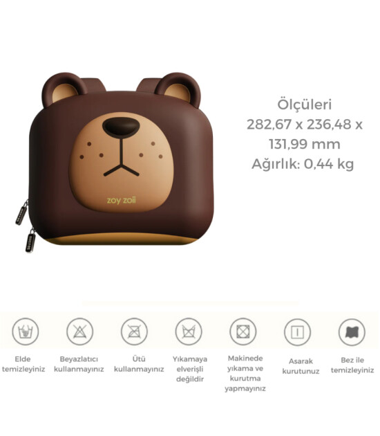 Zoyzoii Forest &Ccedil;ocuk Sırt &Ccedil;antası // Cute Big Brown Bear