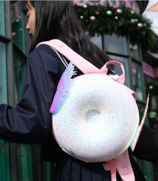 Zoyzoii Donut Çocuk Sırt Çantası // Shiny Angel