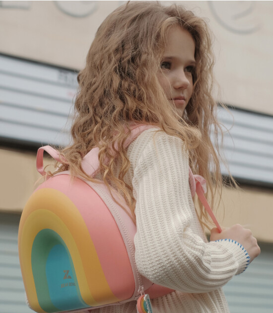 Zoyzoii Dream &Ccedil;ocuk Sırt &Ccedil;antası // Sugar Heart Rainbow